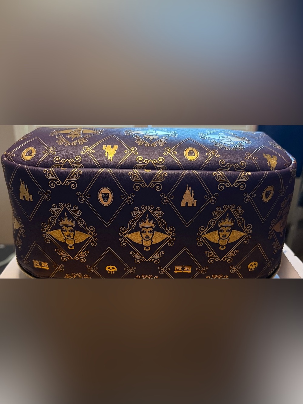 Bath & Body Works / Disney Villains Purple/Gold Make up bag